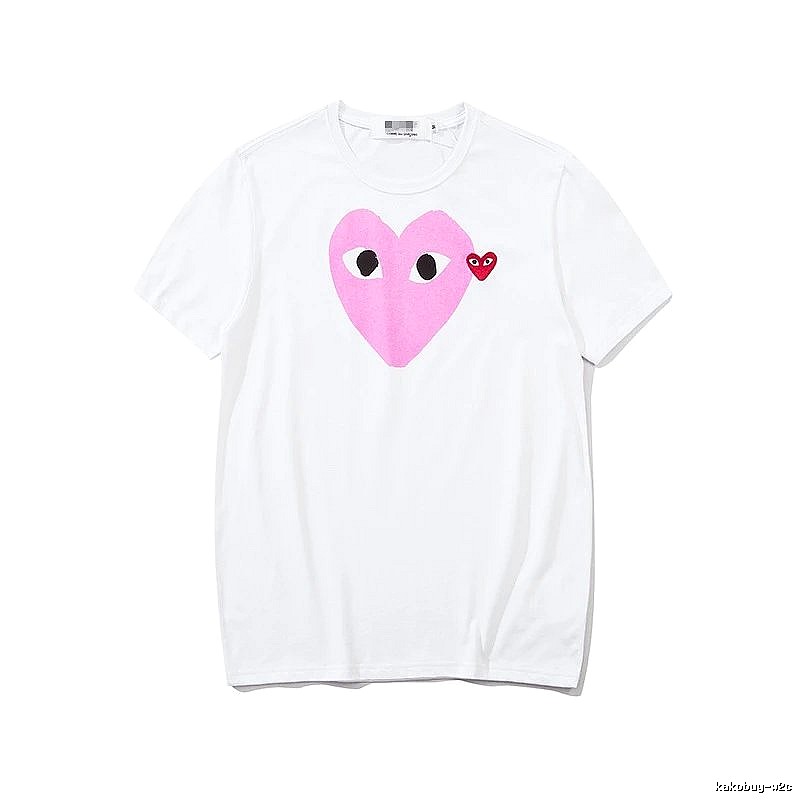 Comme des Garcons PLAY 2023-03 Style 2303 Heart Logo T-Shirt Downtown Style