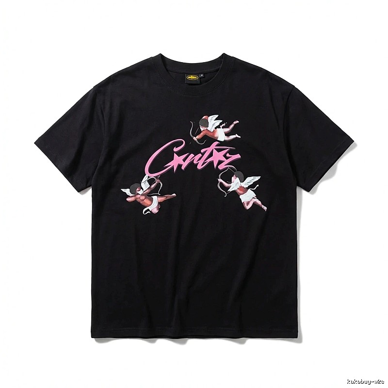 Corteiz Cupid Trendy Cool Black T-shirt