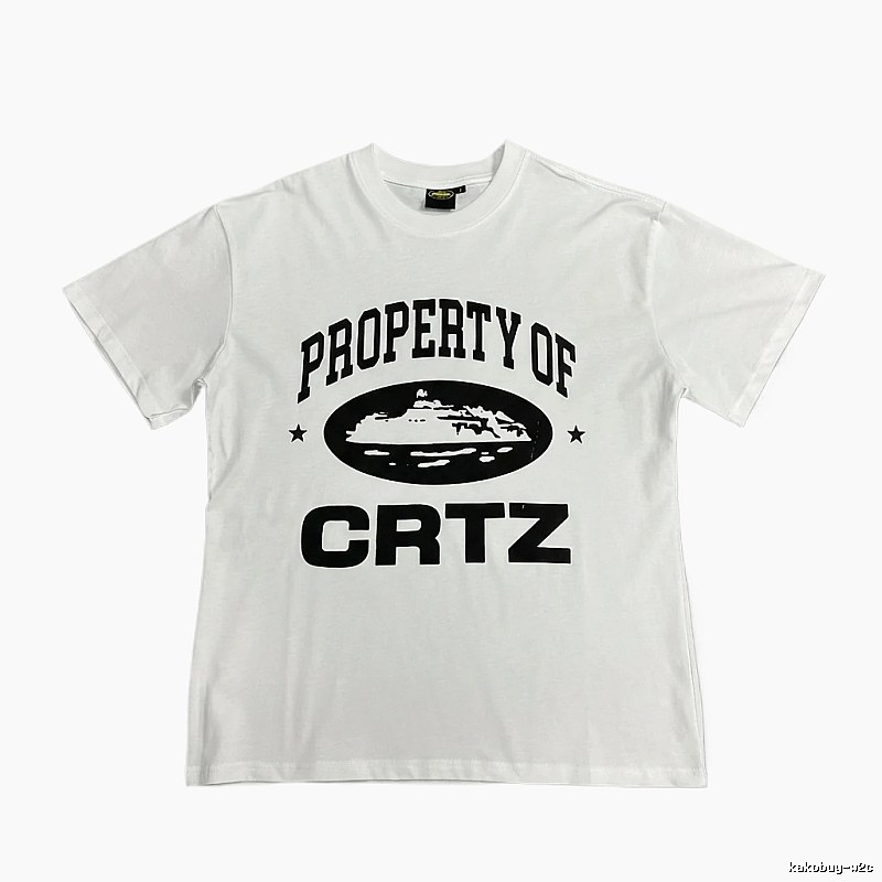 Corteiz letter - printed white T - shirt