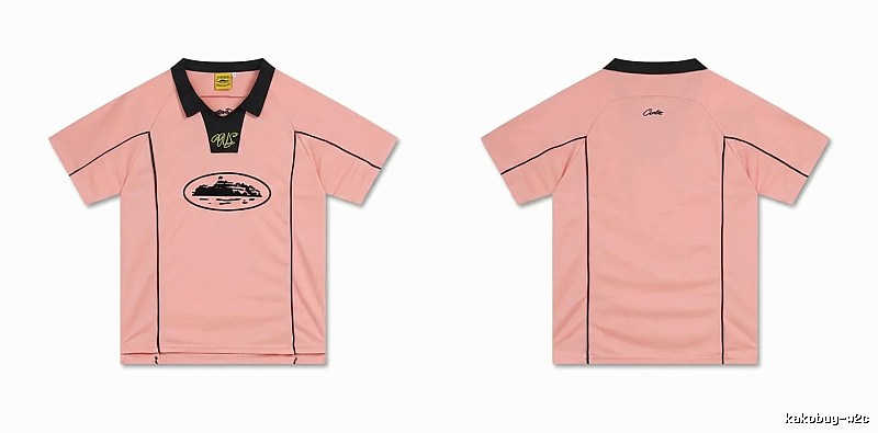 Corteiz pink sporty short-sleeve