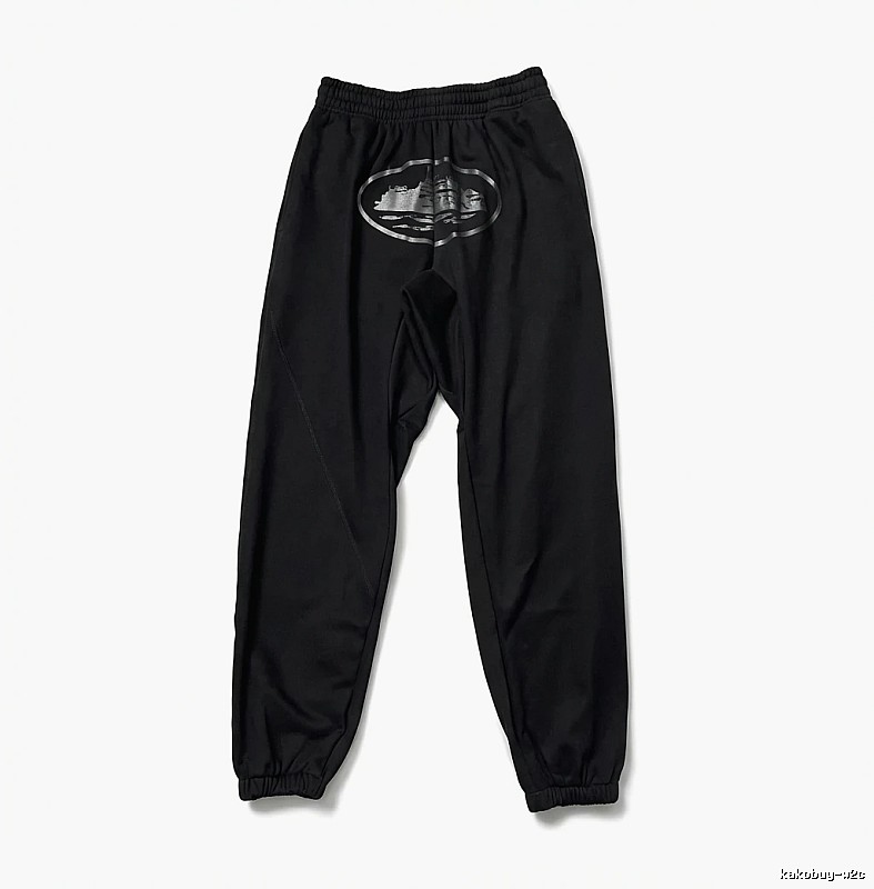 Corteiz printed trendy brand style black pants
