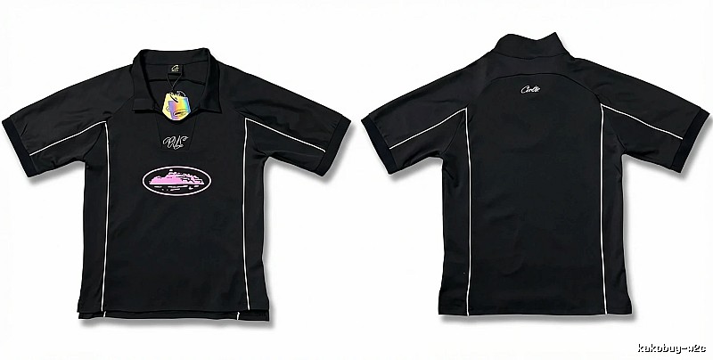 Corteiz sporty black short sleeves