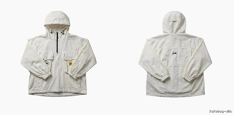 Corteiz Workwear Style White Jacket