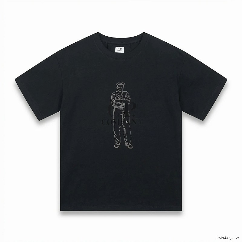 C.P. retro style black T-shirt