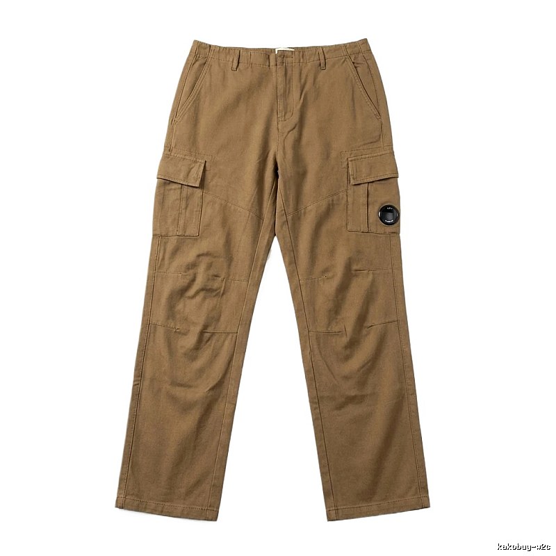 C.P. Workwear Style Khaki Long Trousers