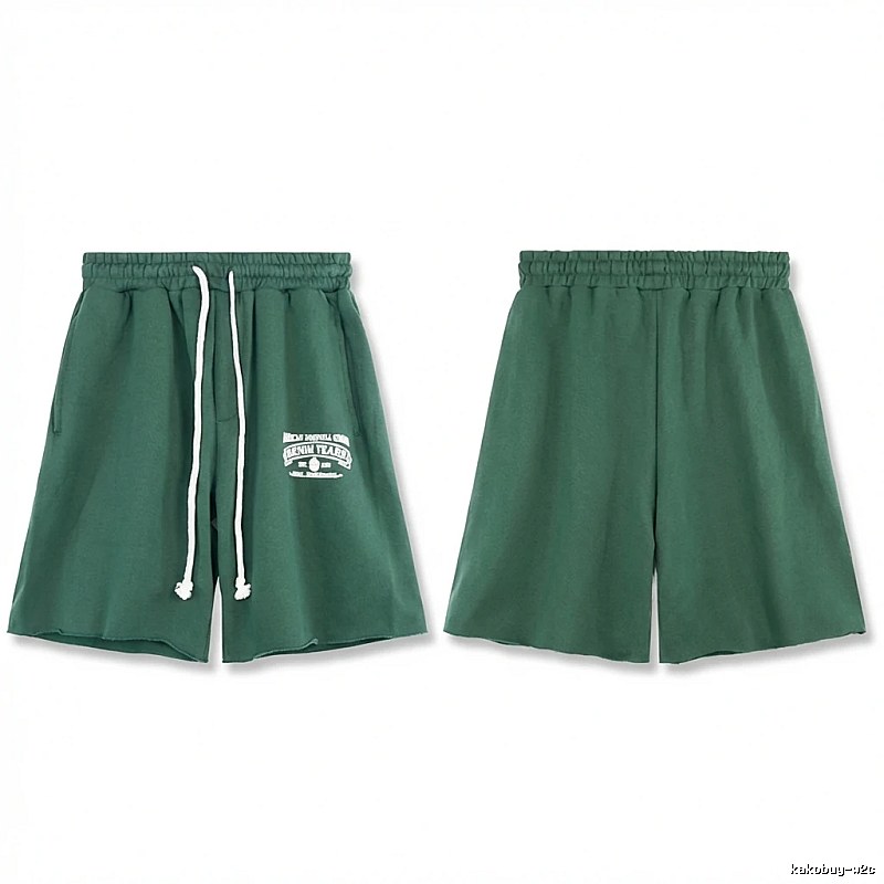 DENIM TEARS American Retro Green Shorts