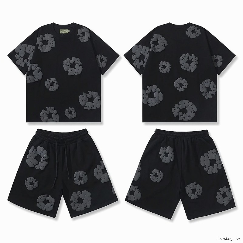 DENIM TEARS Printed Casual Black Suit