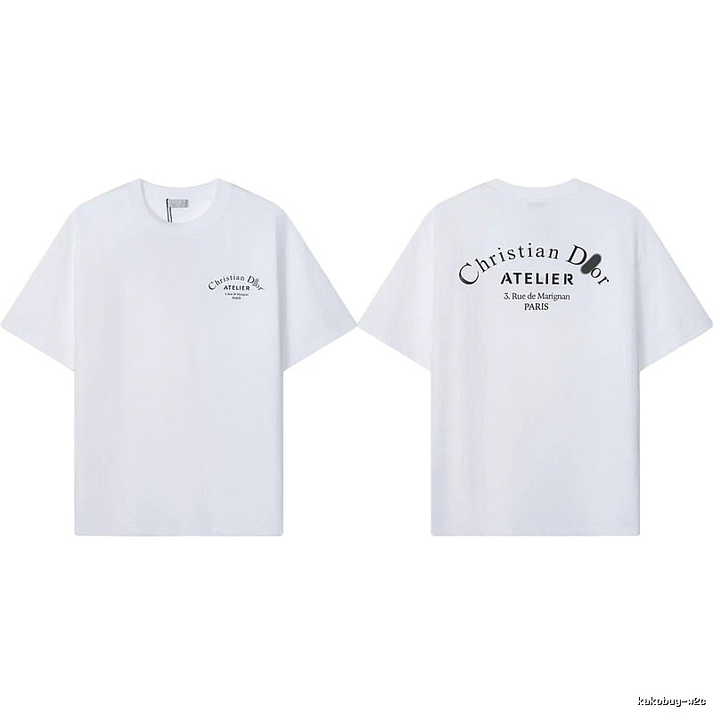 Dior Atelier Minimalist Style White T-Shirt