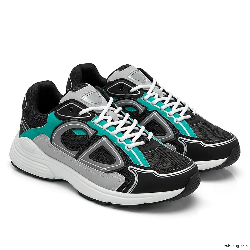 Dior casual style grey-green sports shoes