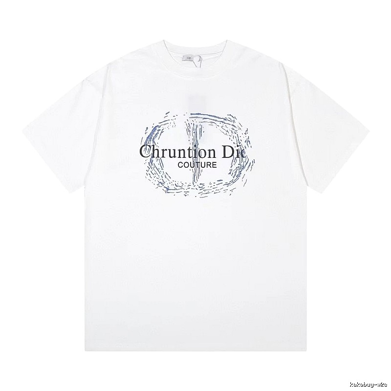 Dior Couture Trendy Style White Short-sleeve T-shirt