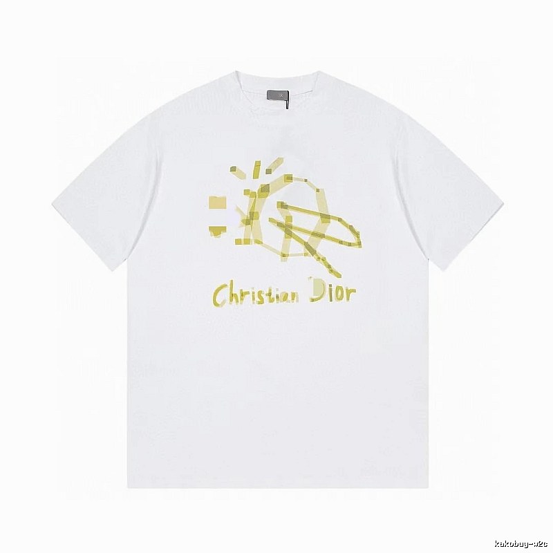 Dior Graffiti Street Style White T-Shirt