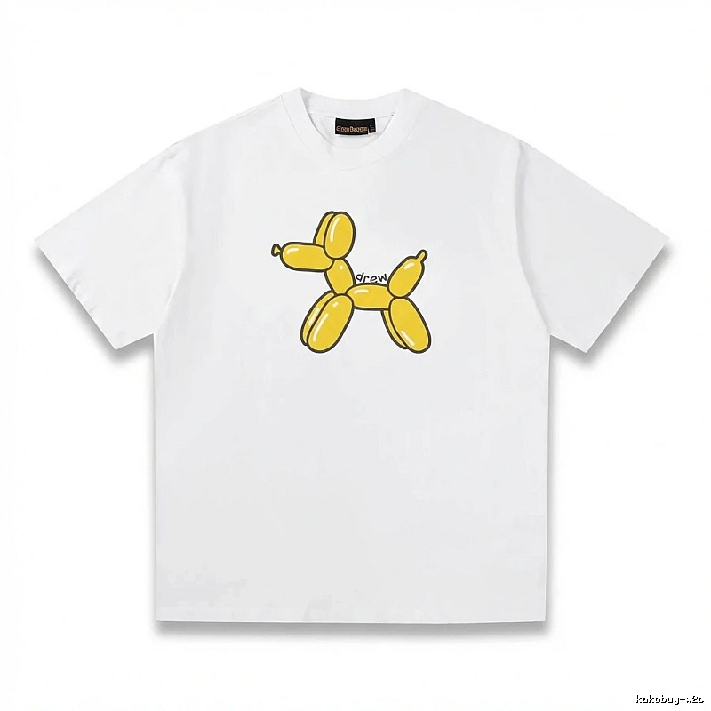 DREW Balloon Dog Simple White T-shirt