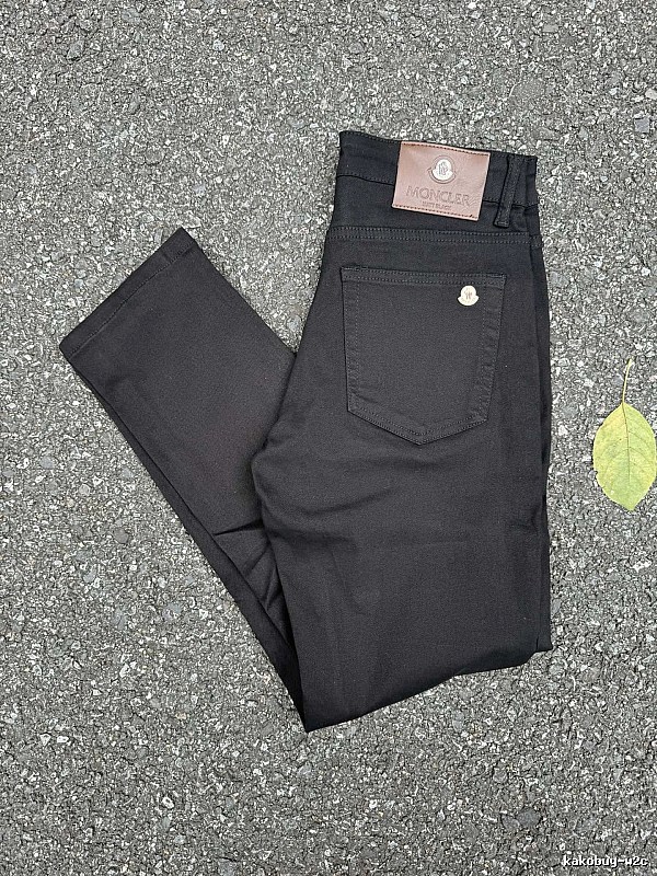 Emporio Armani Daily Slim Casual Pants - small eagle pocket emblem and dark tonal finish