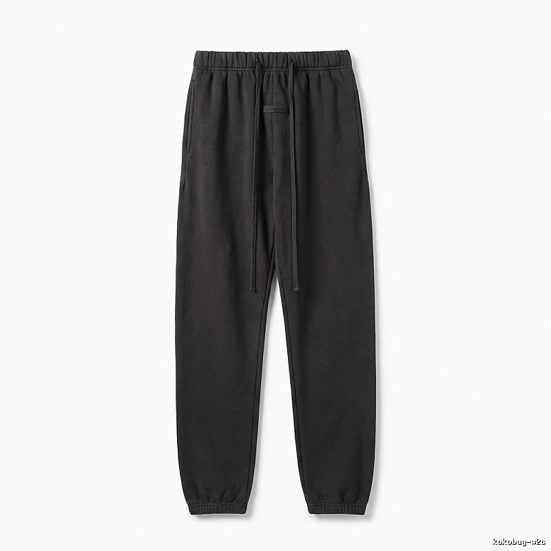 ESSENTIALS Basic Casual Black Pants