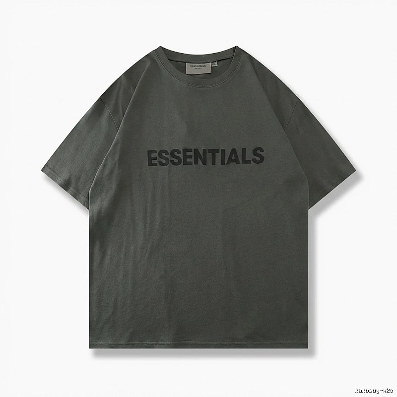 ESSENTIALS Basic Dark Grey T-shirt