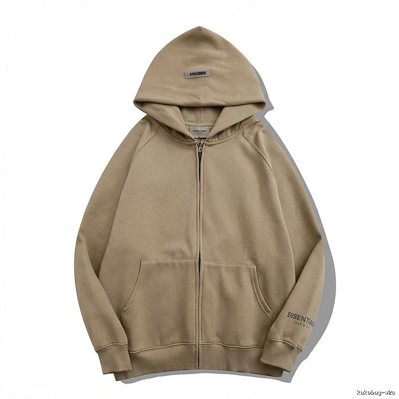ESSENTIALS Basic Khaki Sweatshirt