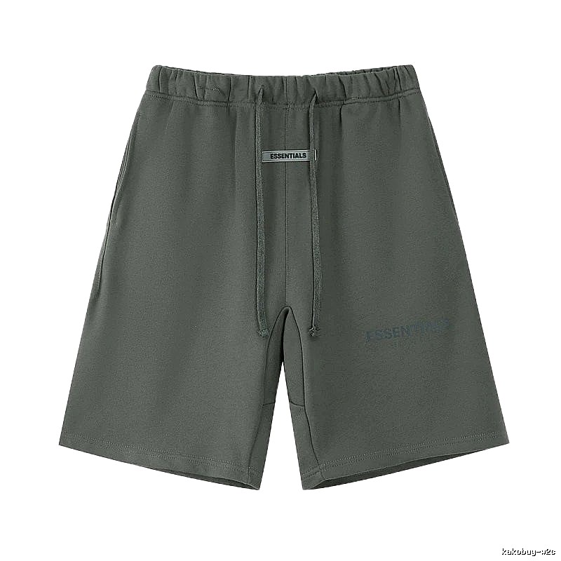 ESSENTIALS casual style dark grey shorts