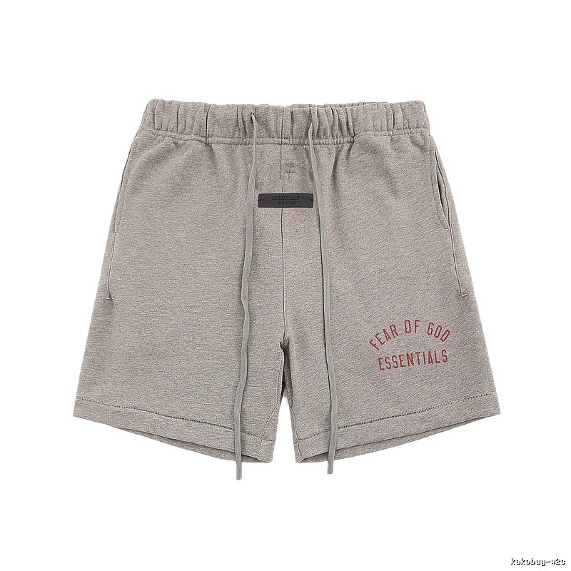 ESSENTIALS casual style grey shorts
