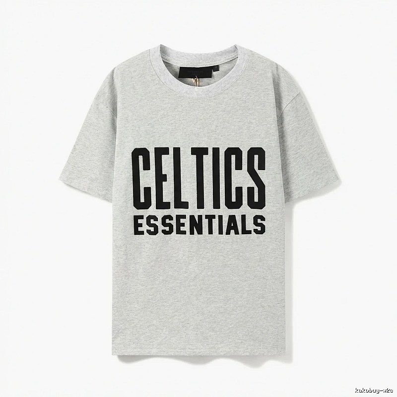 ESSENTIALS Gray and Black T-shirt of the Trendy Brand