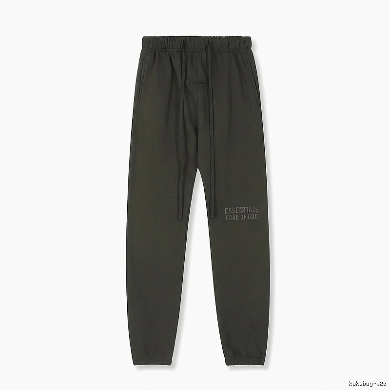 ESSENTIALS minimalist style dark gray sweatpants