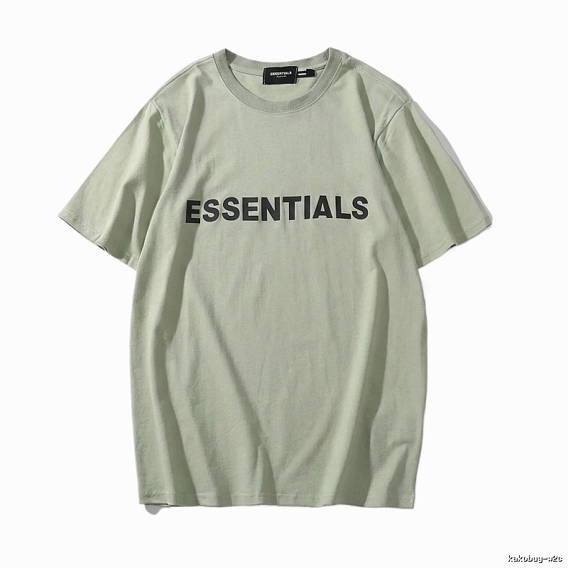 ESSENTIALS minimalist style light green T-shirt