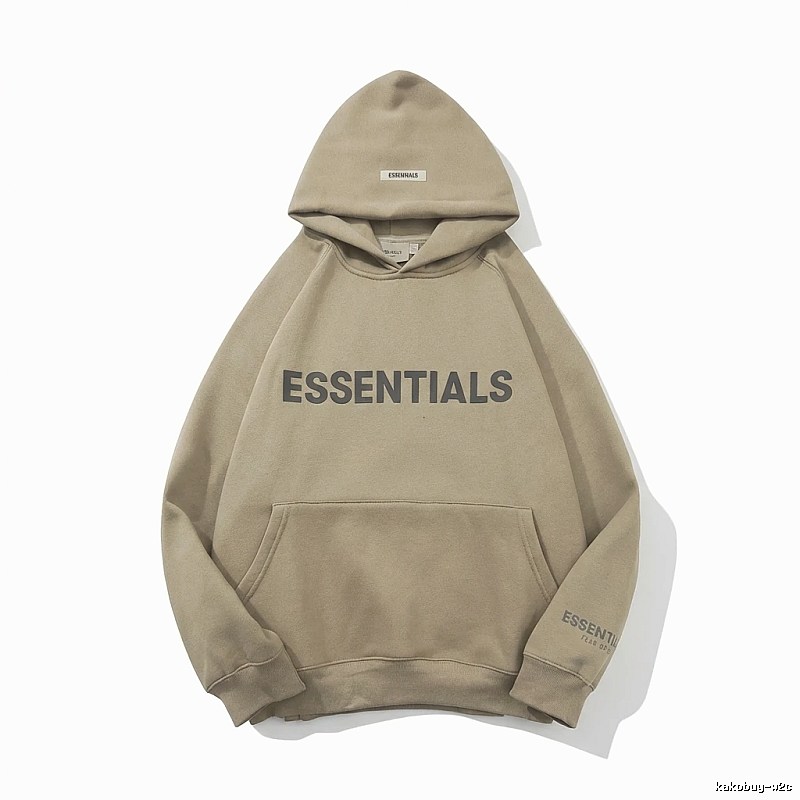 ESSENTIALS Simple Style Khaki Sweatshirt