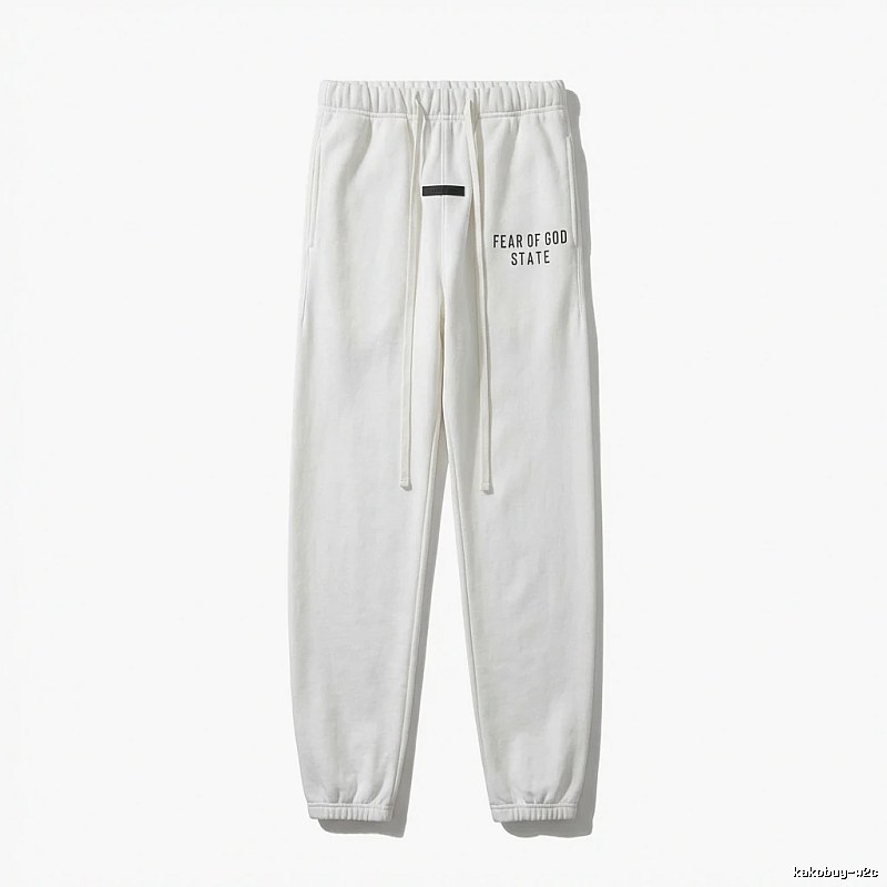 ESSENTIALS Simple Style White Sweatpants