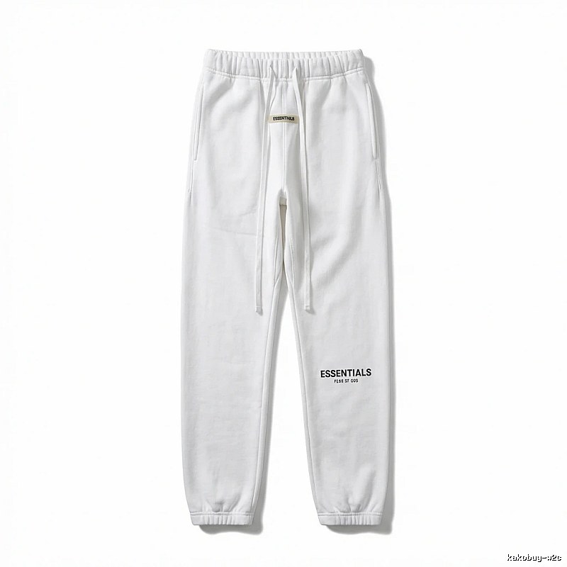 ESSENTIALS Simple Style White Sweatpants