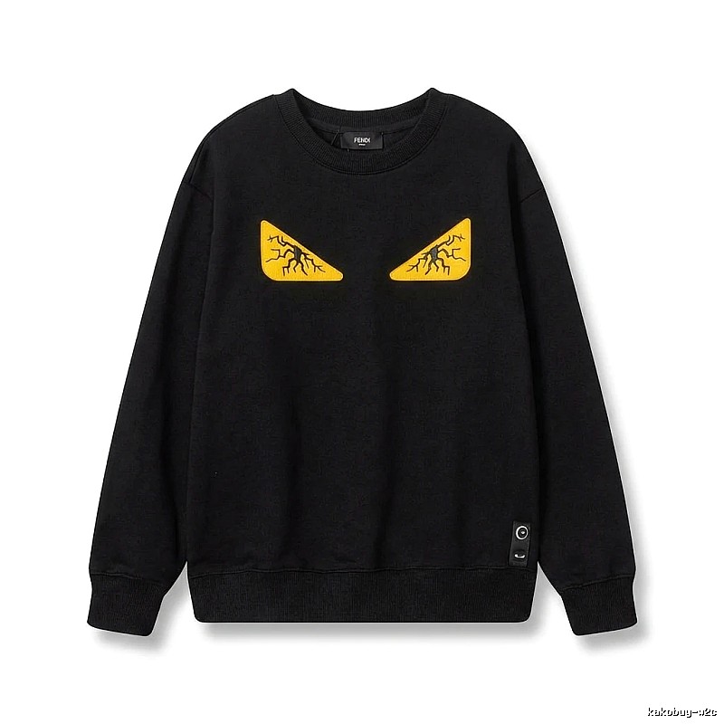Fendi Monster Trendy Cool Black Sweatshirt