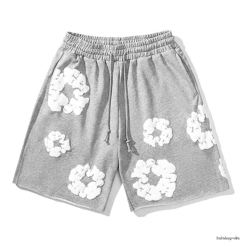 Flower Style Grey Shorts from DENIM TEARS