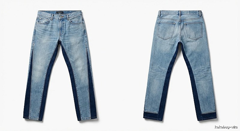 Gallery Dept. Color - Blocked Retro - Style Jeans