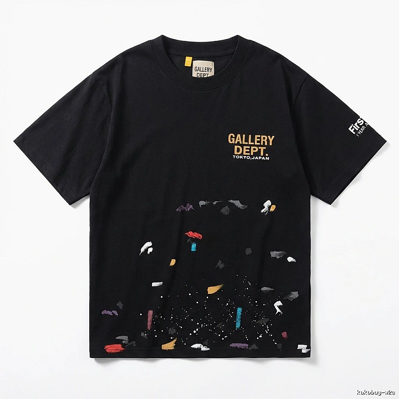 Gallery Dept Graffiti Style Black T-shirt