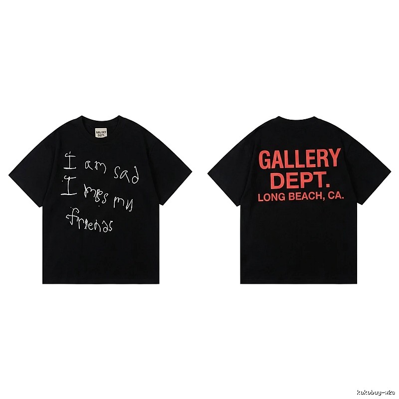 Gallery Dept Graffiti Style Black T-shirt