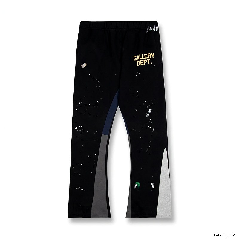 Gallery Dept Graffiti Style Black Trousers