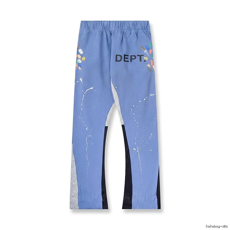 Gallery Dept Graffiti Style Blue Trousers