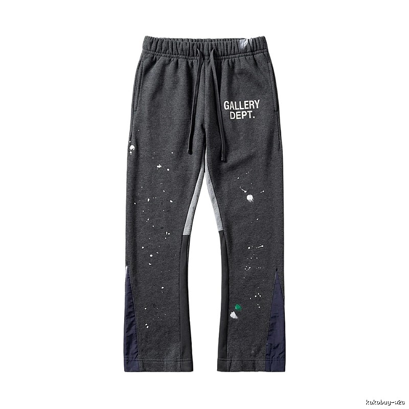 Gallery Dept Graffiti Style Grey-Purple Sweatpants