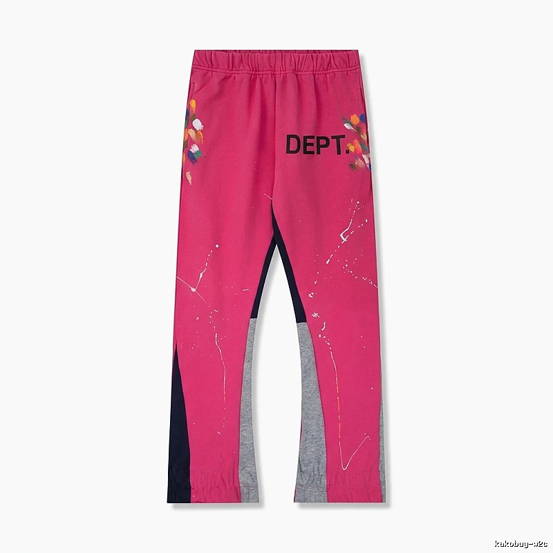 Gallery Dept Graffiti Style Pink Trousers