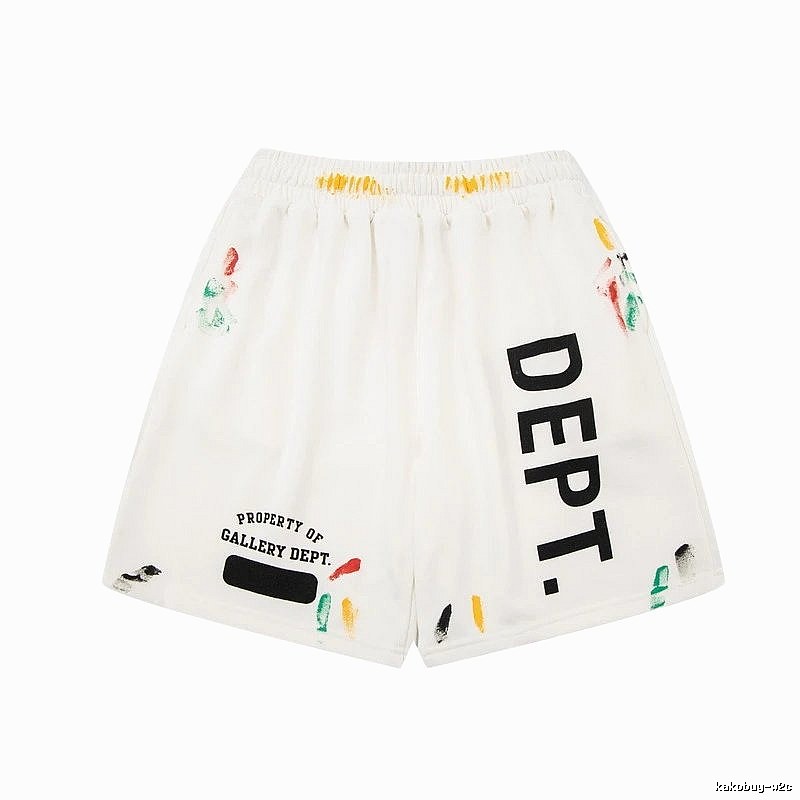 Gallery Dept graffiti-style white shorts