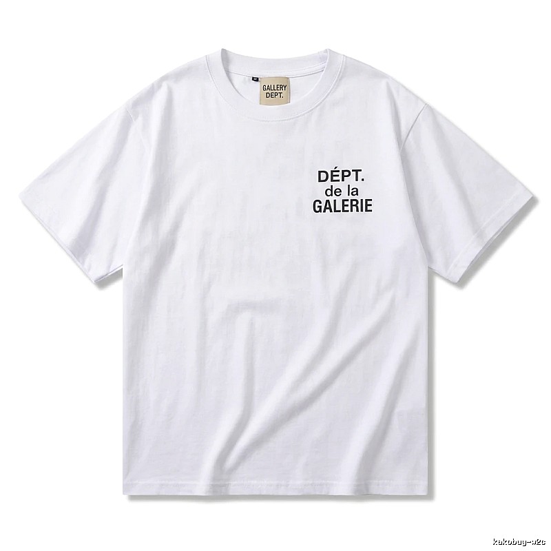 Gallery Dept Minimalist Style White T-shirt