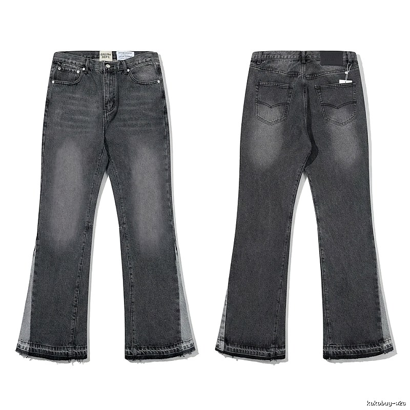 Gallery Dept Retro Style Black and Grey Jeans