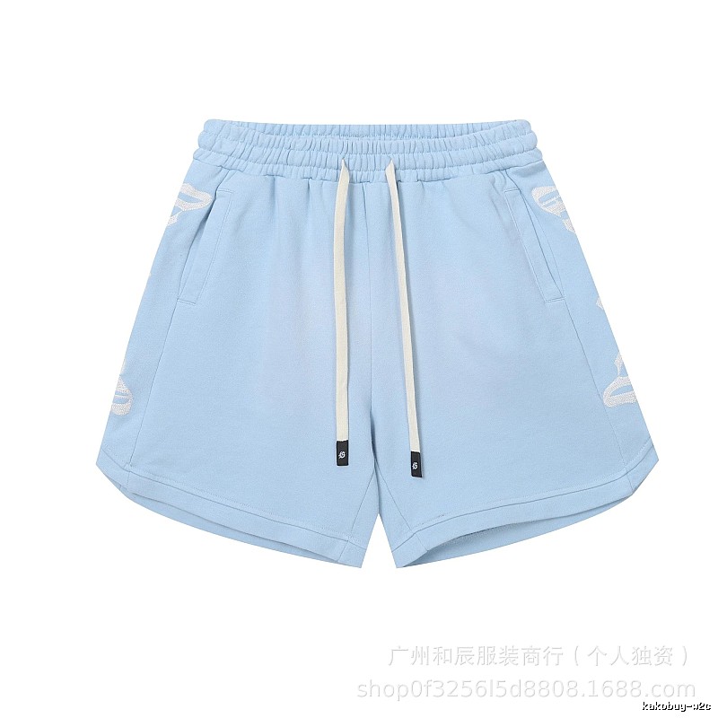 Godspeed Jacquard Street Style Light Blue Shorts