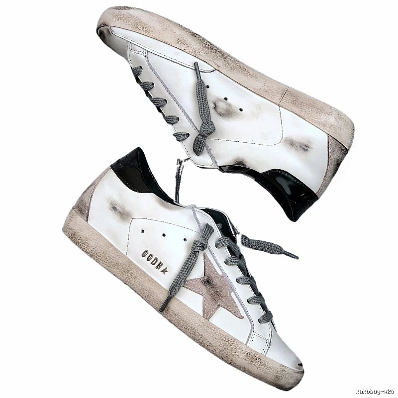 Golden Goose Dirty Star Retro White and Black