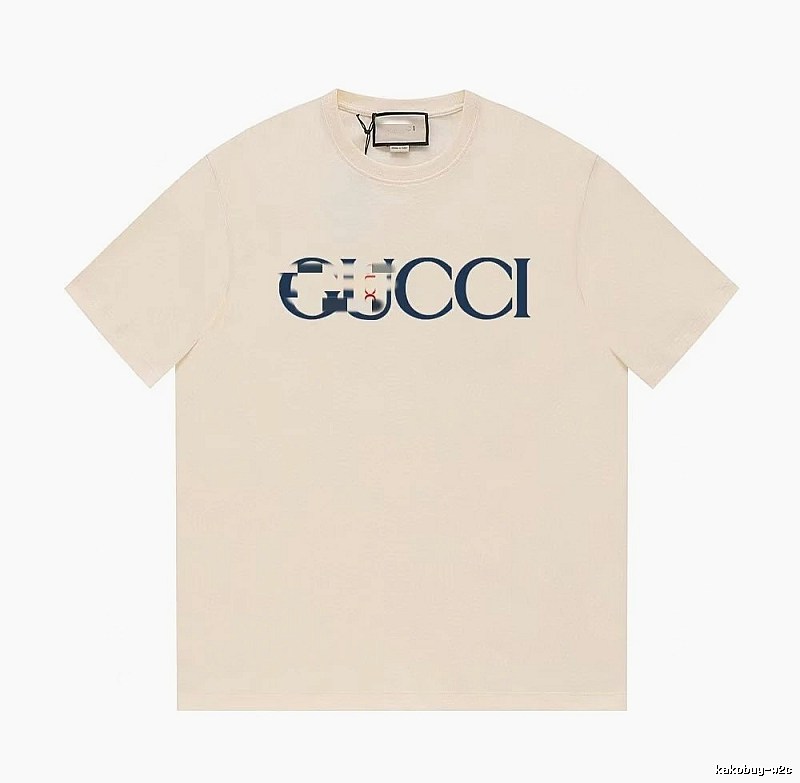 Gucci Classic Printed Casual Style Off-white Short Sleeve T-Shirt
