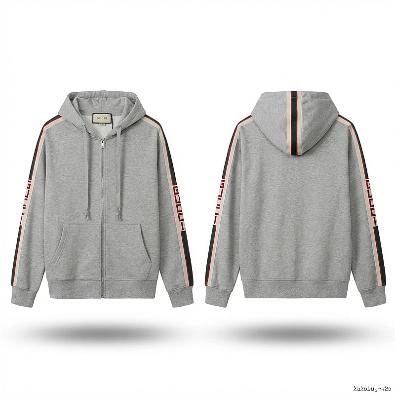Gucci Stripe Grey Hoodie
