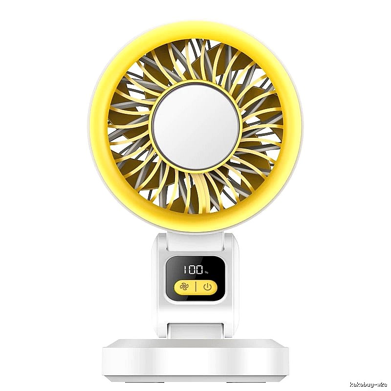 Heat Relief Desktop Cooling Fan White Standard Airflow