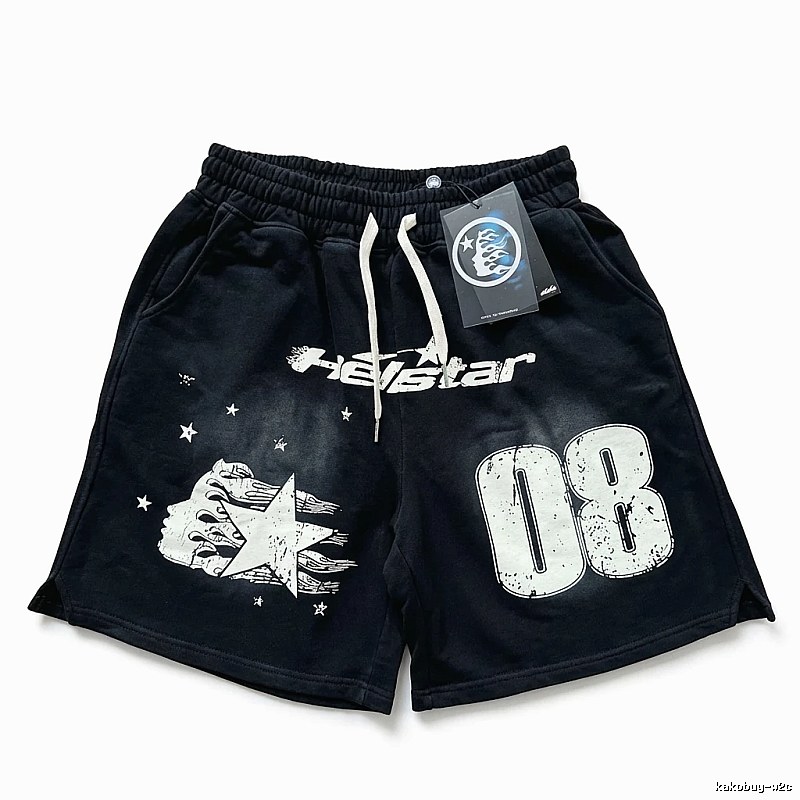 Hellstar Dark Style Printed Shorts