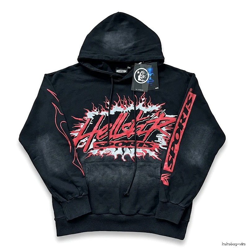 Hellstar sporty black hoodie