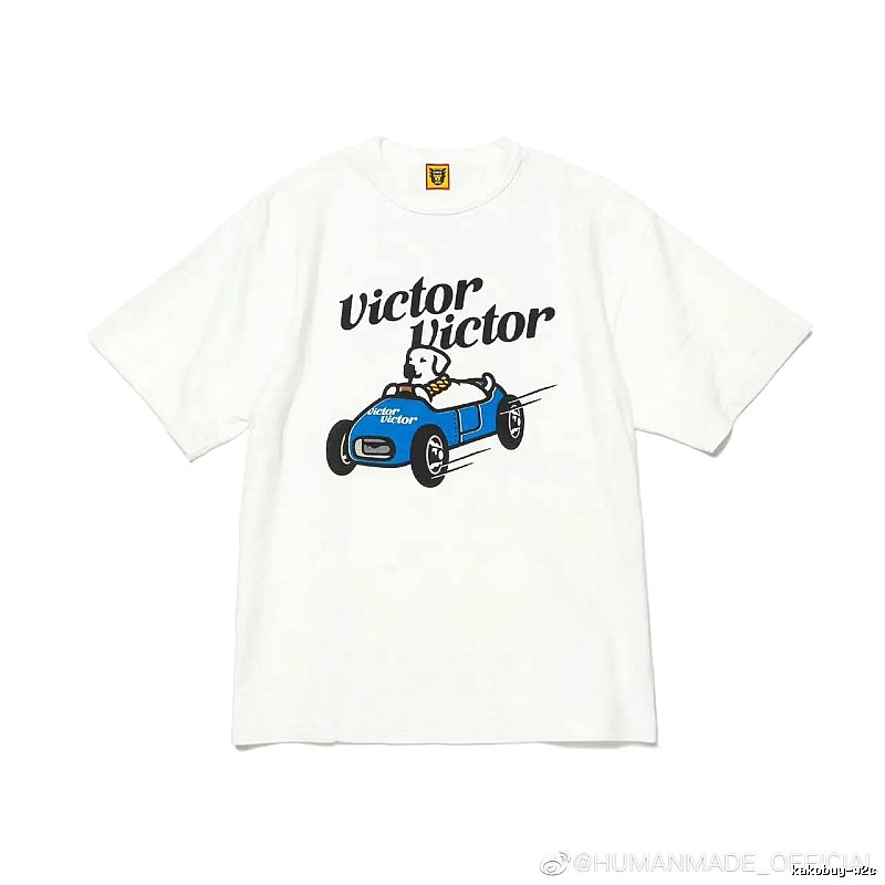 HUMAN MADE Racing Puppy Vintage White T-Shirt