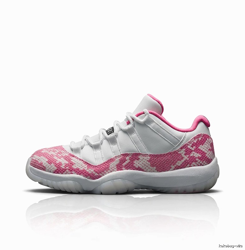 Jordan 11 Pink and White Trendy and Cool Athletic Shoes