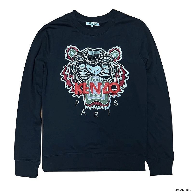 Kenzo Style Kc55 Tiger SweatShirt Casual Layering Graphic